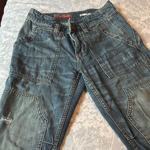 Pilcro Blue Relaxed Jeans
